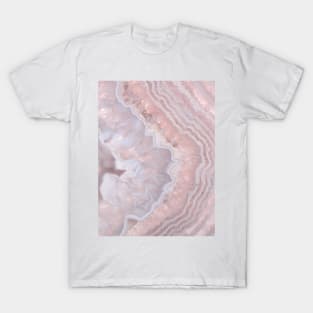 Pink quartz throw texture T-Shirt